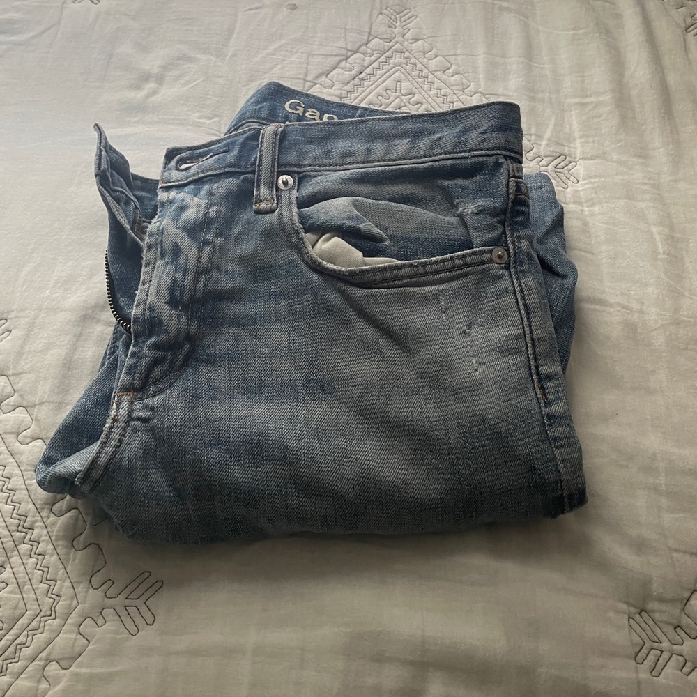 Gap Distressed Slim Jean - Picture 2 of 2